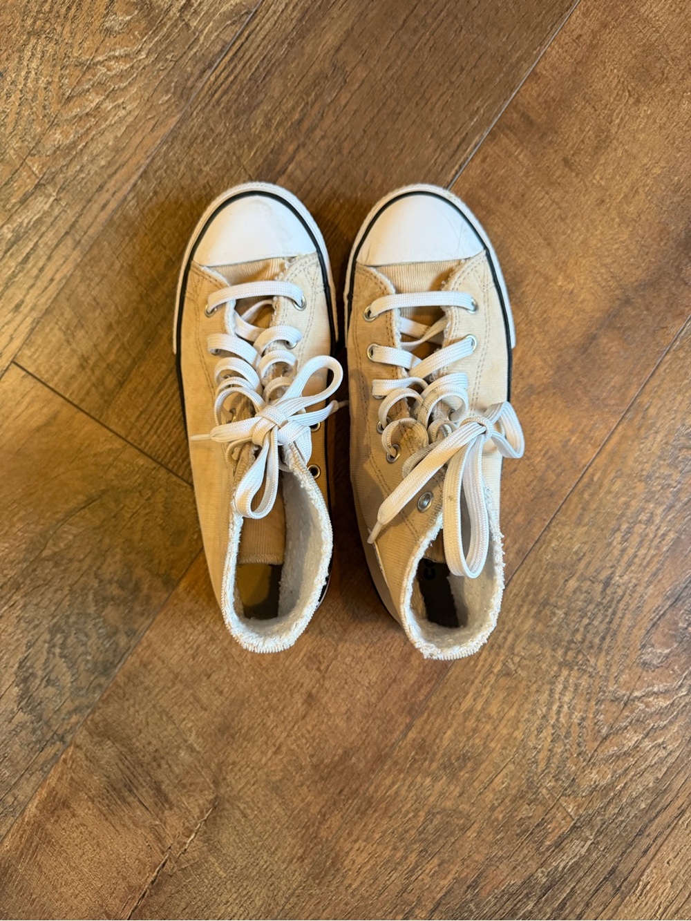 📦 Converse Kids All Star High Top Sneakers - Beige - Picture 3 of 6